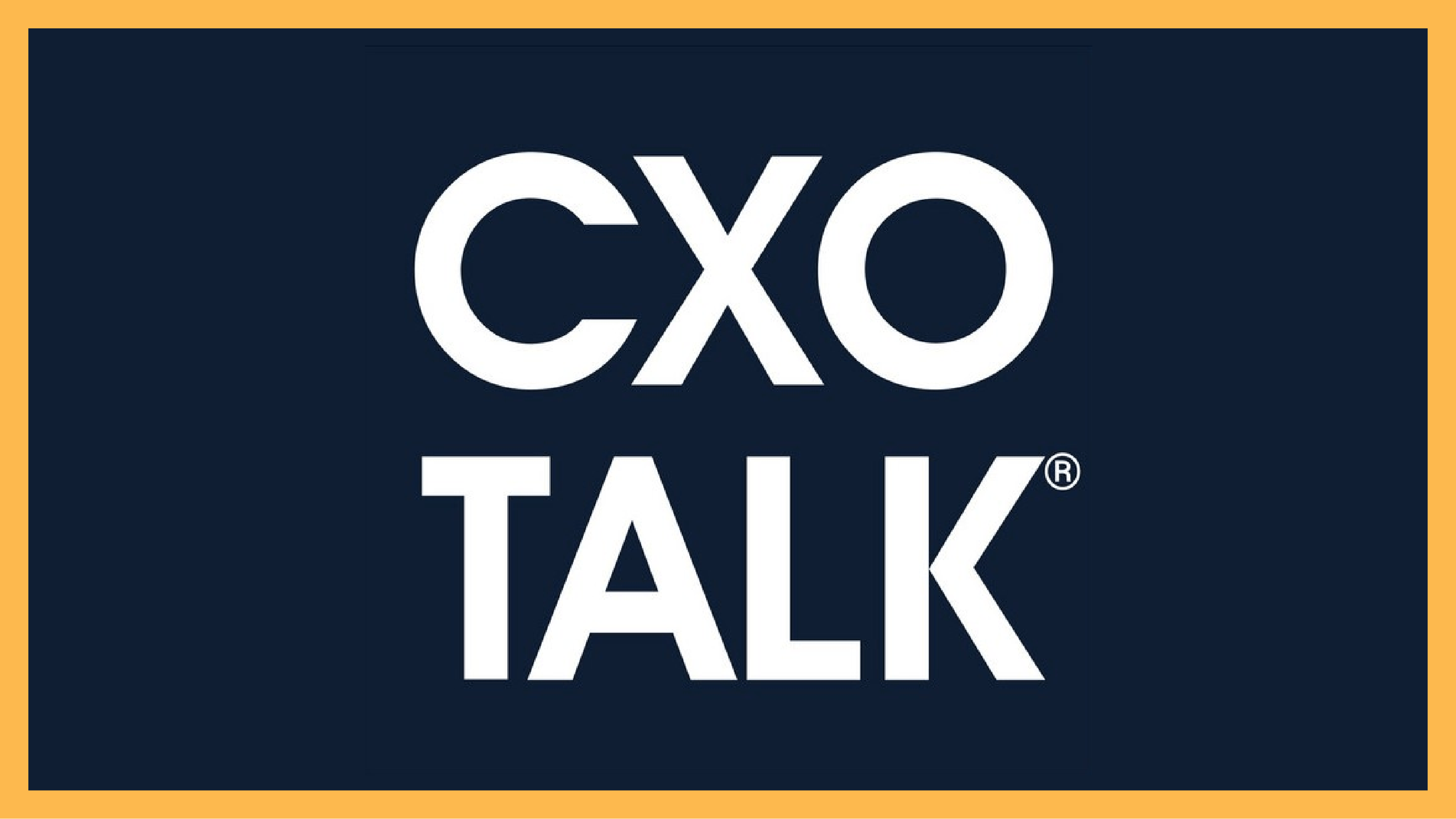Cxo Talk podcast logo